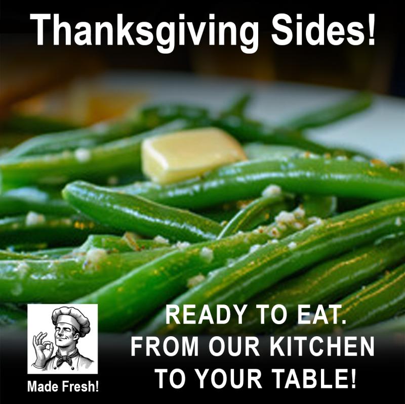 thanksgiving food, takeout, sides, 